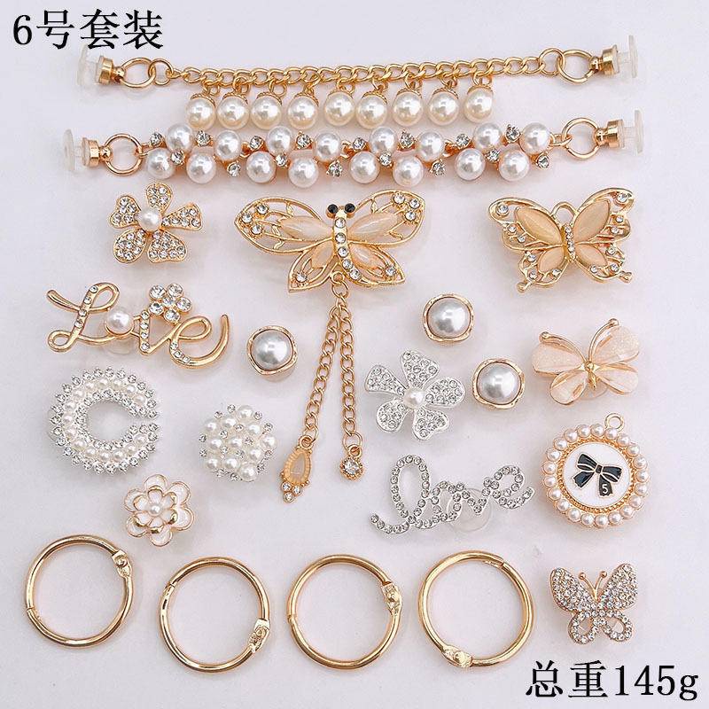 shoe Accessories  Crocs Shoe Charms Ins Crocs Letter Accessories DIY Crocs Buckle Stick Accessories