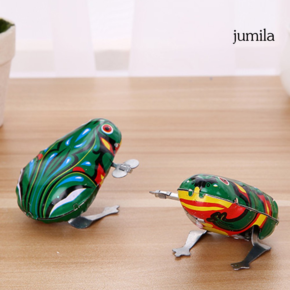 Đồ Chơi Hình Con Ếch Nhảy Sử Dụng Dây Cót Dễ Thương Cho Trẻ