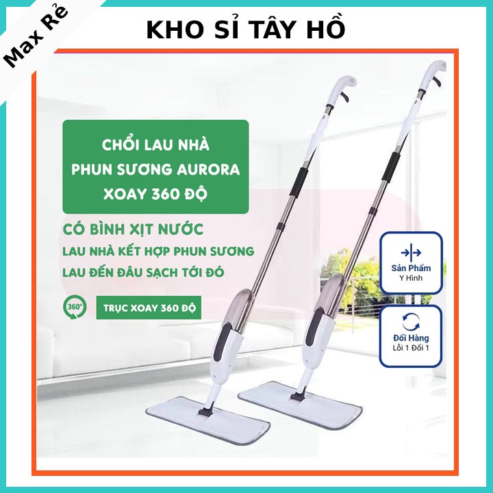 Cây Lau Nhà Đa Năng Thông Minh 2 in 1 Có Bình Xịt Nước Tự động - Chổi Lau Nhà Bình Xịt Phun Sương