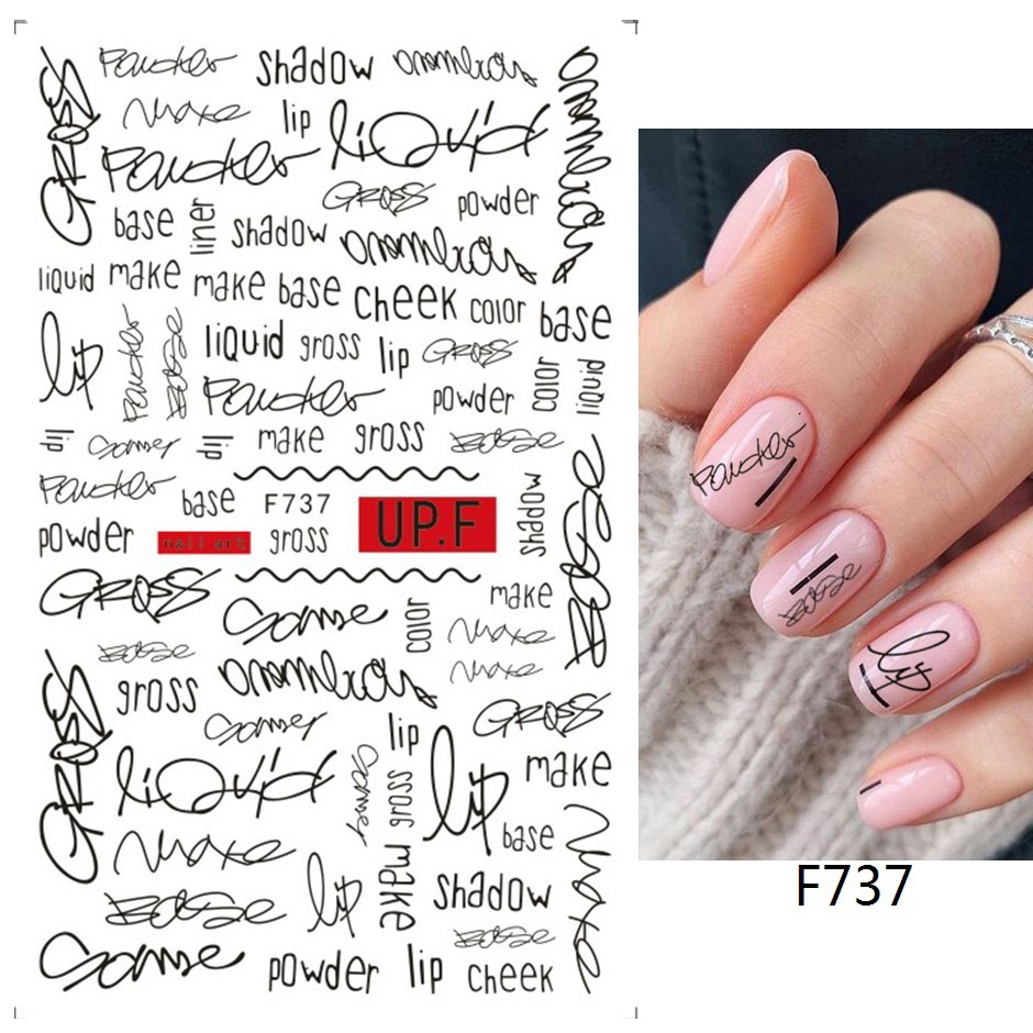 1 Set Miếng Dán Trang Trí Móng Tay Hình Hoa 3D Tự Nhiên Màu Sắc Và Xanh Lá Thời Trang