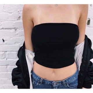 Áo ống đen trắng