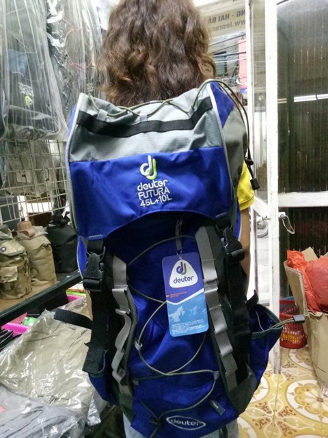 Balo phượt Deuter Futura 45L +10 L, đi leo núi dã ngoại, hiking trecking and touring