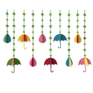 10 Dây rèm nỉ - Trang trí Mầm Non [Nhiều Mẫu - LH chọn mẫu]