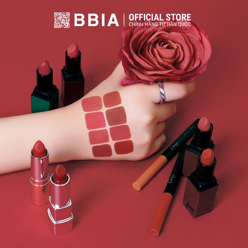 Son Thỏi Lì Bbia Last Lipstick Version 3  3.5g Bbia Offical Store