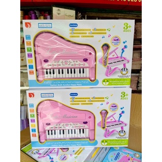 Đàn piano mini kèm mic cho bé tập đàn hát