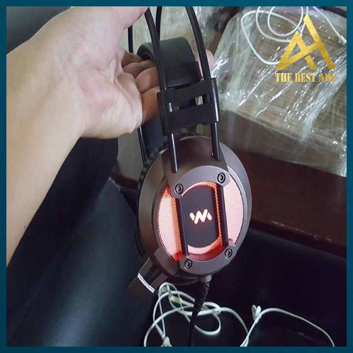 Tai Nghe Gaming Có Dây Headphone Chụp Tai WANGMING 9600 LED 7 Màu - Tai Nghe Nhạc Máy Vi Tính Laptop Game Thủ Có Micro