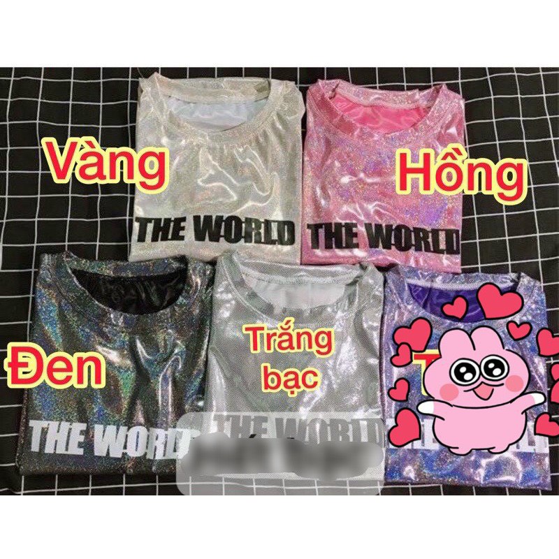 áo kiểu thun nhũ form rộng world hot đủ màu xinh