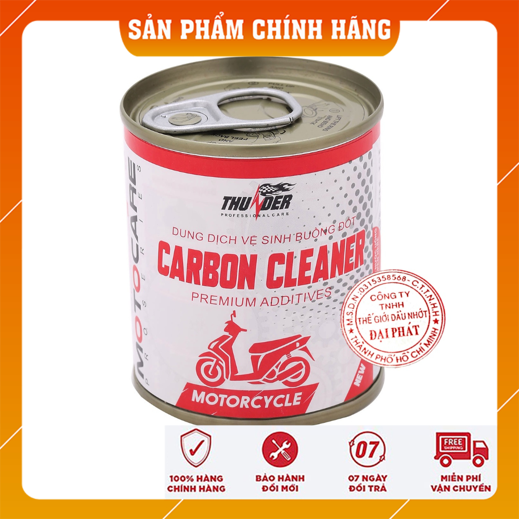 Dung Dịch Vệ Sinh Kim Phun Buồng Đốt Thunder Carbon Cleaner - Hàng Chính Hãng