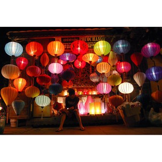 Đèn lồng Hội An tròn 60cm
