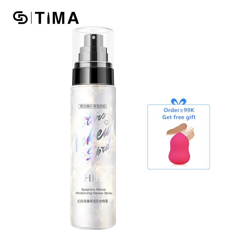 Chai xịt cố định lớp trang điểm GDTIMA dưỡng ẩm kiềm dầu dành cho làn da 100ml