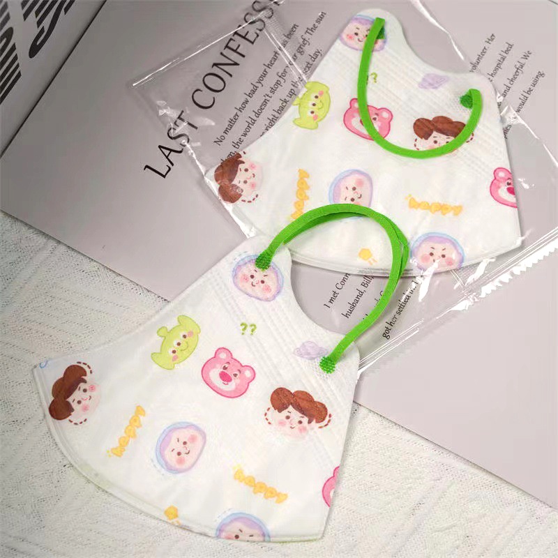 10 Chiếc Khẩu Trang Trẻ Em Giá Trị Cao Dễ Thương Toy Story Khẩu Trang Thời Trang 3d Khẩu Trang Bảo Vệ Trẻ Em 3 Lớp Dùng Một Lần Cho 2-13 Tuổi