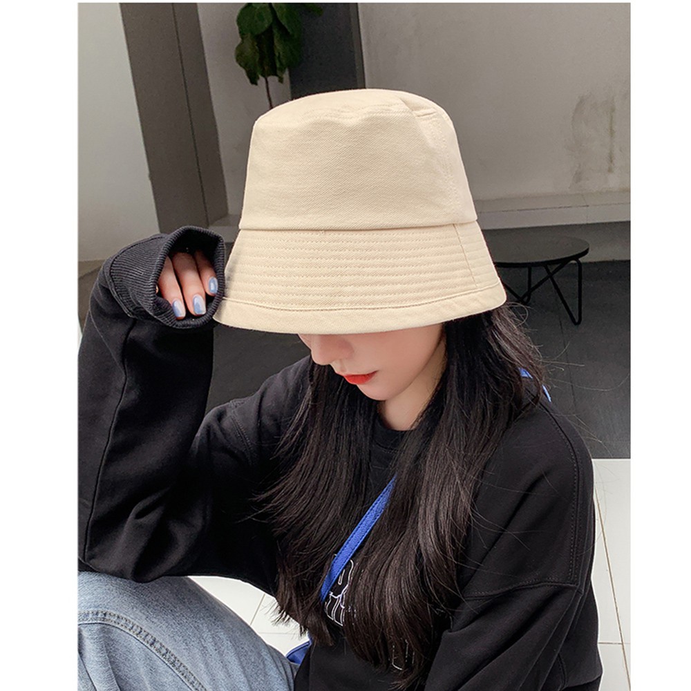 Mũ tai bèo nam nữ thể thao thiết kế vành Cụp Trơn thời trang Hàn Quốc - trieuvy_fashion