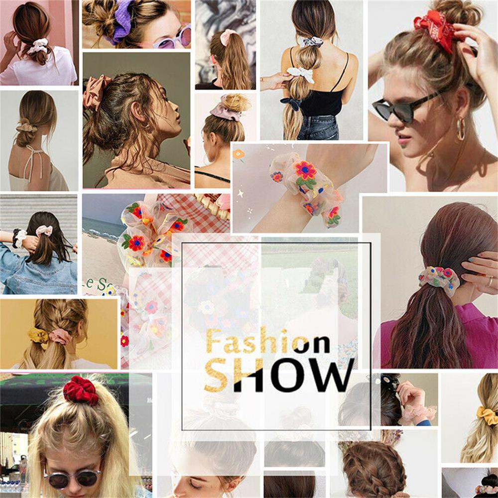 Dây Buộc Tóc Đính Hoa Cúc Xinh Xắn