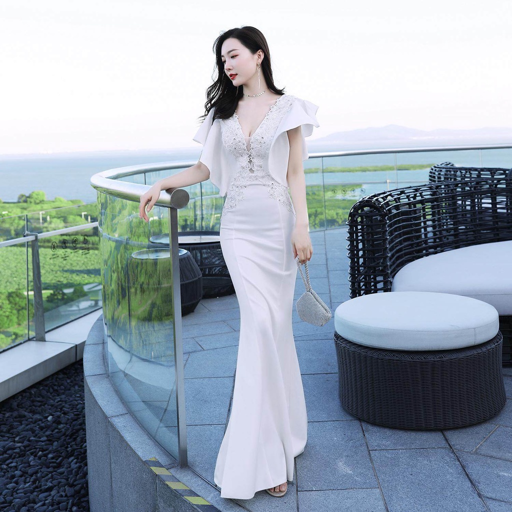Đầm Đuôi Cá Dự Tiệc Thiết Kế Thanh Lịch Cho Nữ