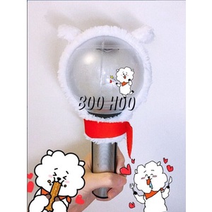 BTS Army Bomb lightstick Cover BT21 Plush Head Cover-NO LIGHTSTICK