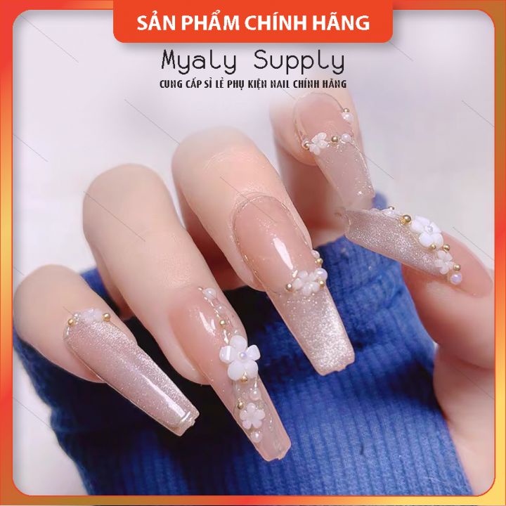 Charm Hoa Nhí Hoa Sứ Nail Các Màu