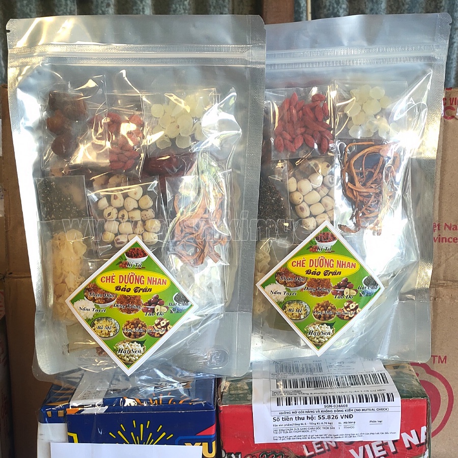 400gr Chè Dưỡng Nhan 13 Vị Dễ Nấu Giải Nhiệt Thơm Ngon Loại Cao Cấp