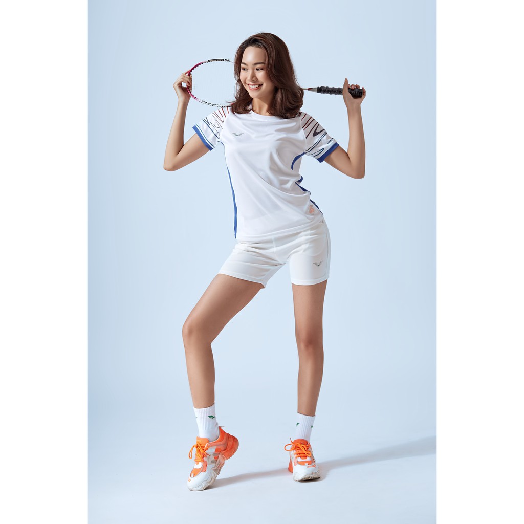 Áo thun nữ cầu lông, tennis chuẩn thi đấu- chính hãng VinaAuthentic