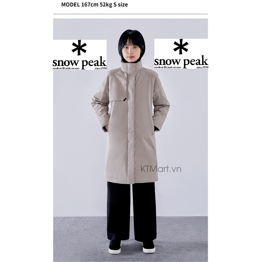 Áo khoác dáng dài Snow Peak Trench Padded Jacket
