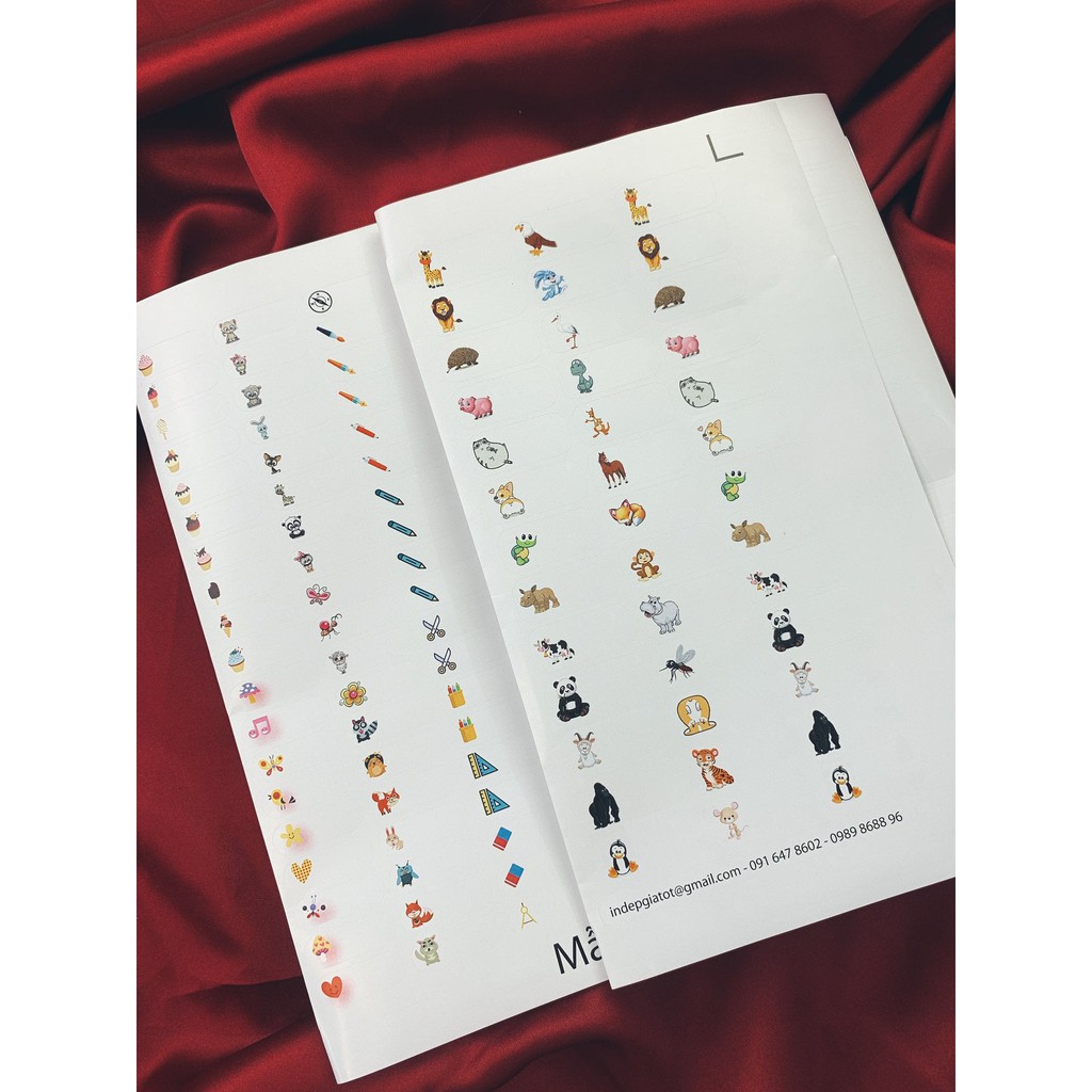 Sticker đánh dấu - ĐÃ IN SẴN TÊN