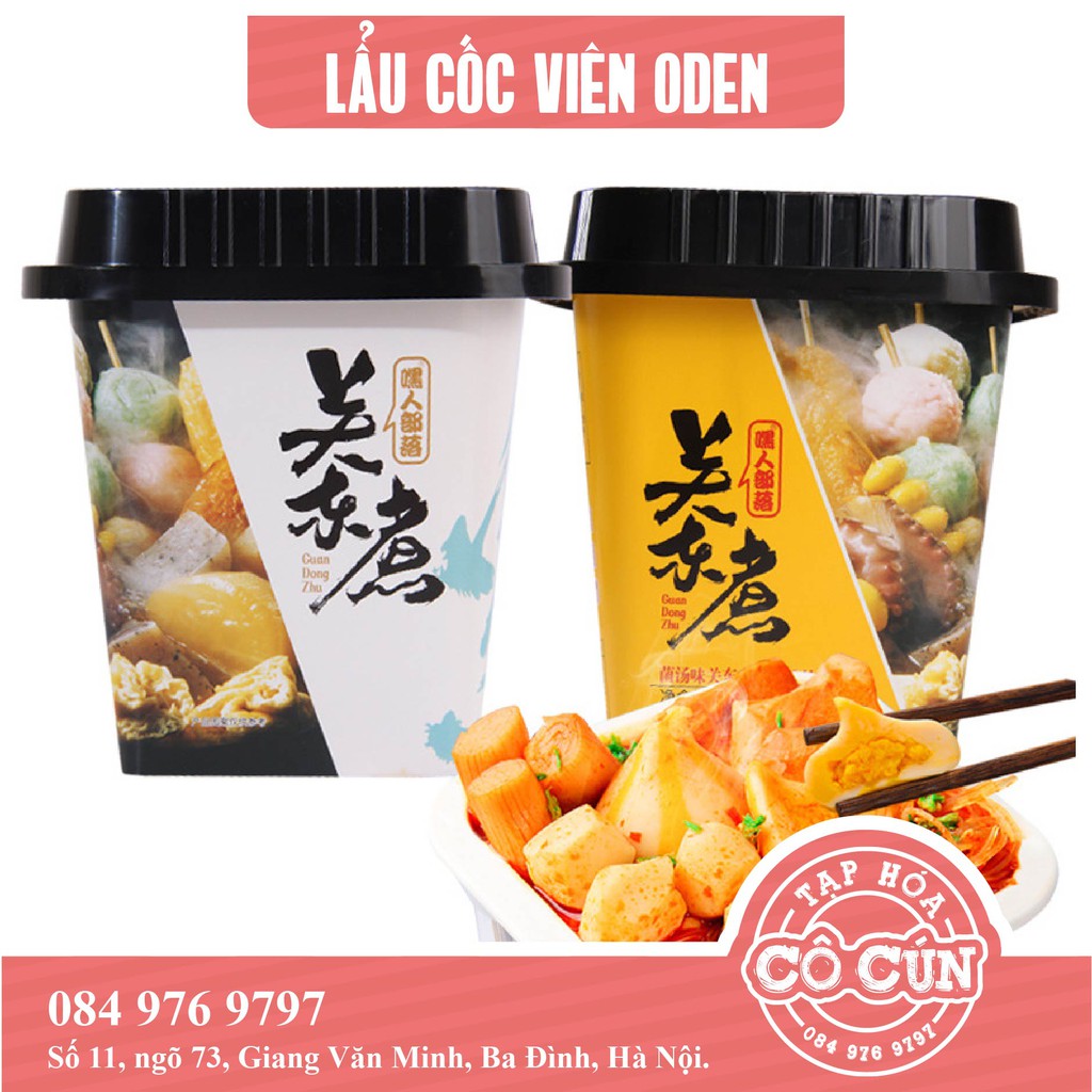 Lẩu cốc ODEN - Đa dạng viên hải sản thơm ngon, lẩu ăn liền, dễ chế biến
