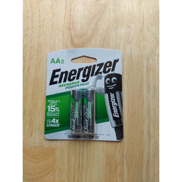 Pin sạc Energizer AA (2A) 2000 mAh 1.2V dùng cho thiết bị cần nguồn 1.5V - loại có vĩ ép kín