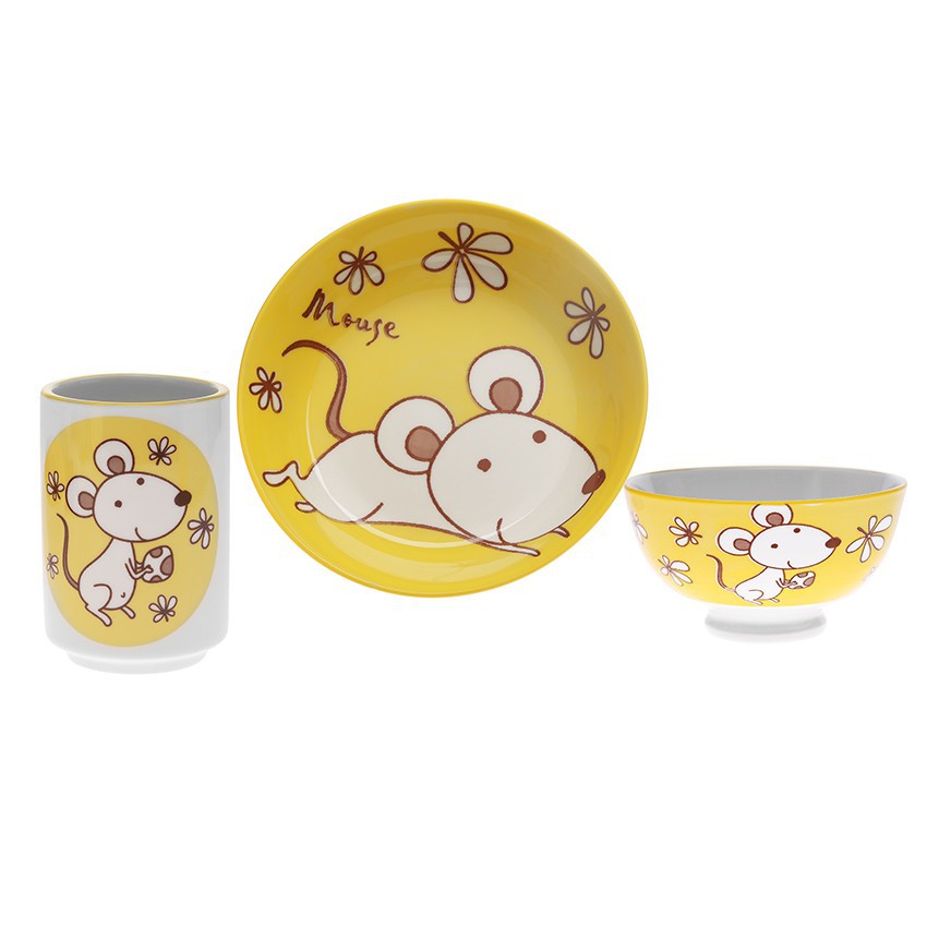 bộ gốm sứ làm quà tăng 12 con giáp cao cấp (tuổi tý)