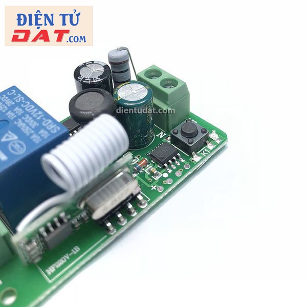 Mạch Điều Khiển RF 315MHz 433MHz 1 Relay 220VAC - Học Lệnh