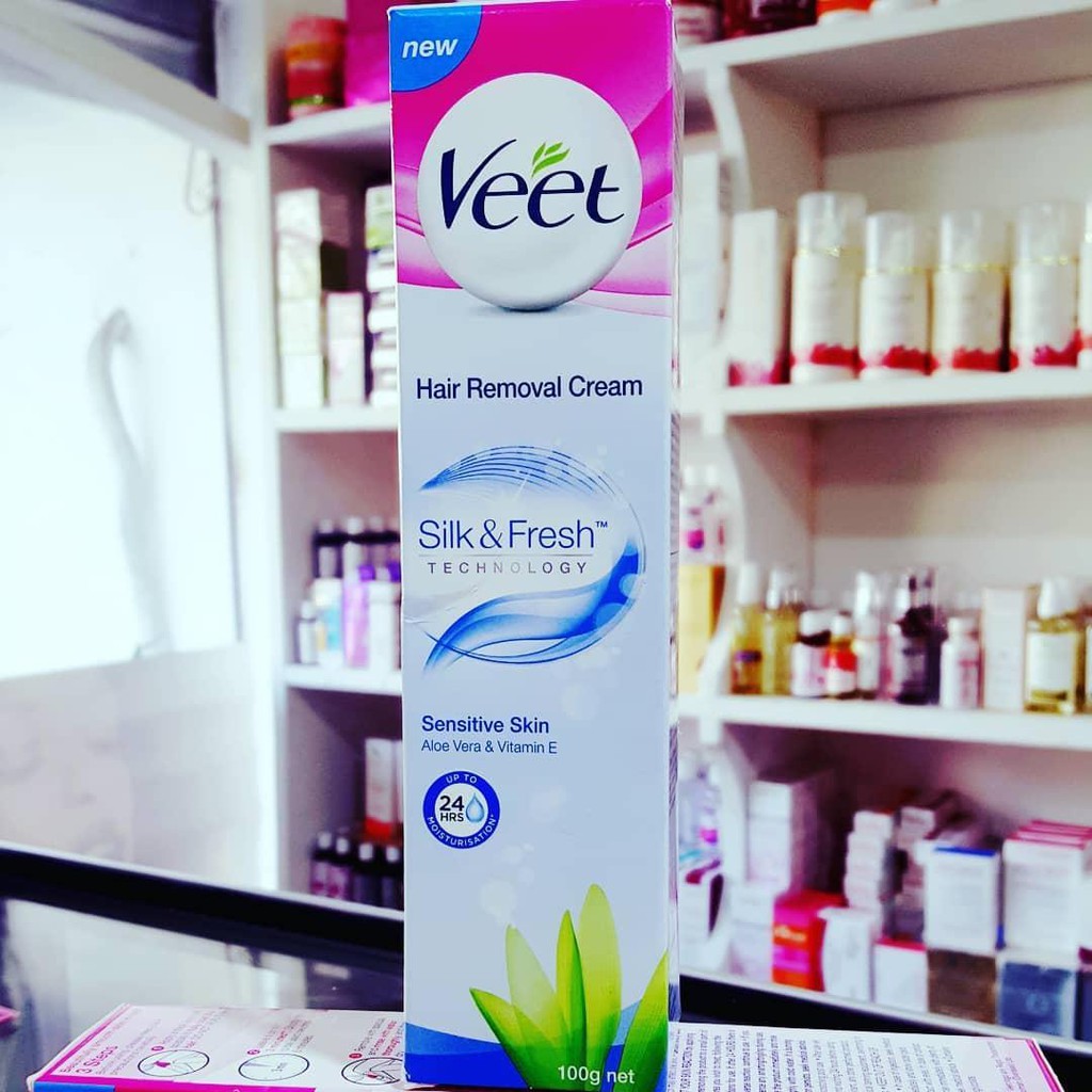 Kem Tẩy Lông Dành Cho Da Nhạy Cảm VEET Silk & Fresh Sensitive | BigBuy360 - bigbuy360.vn