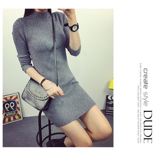 Đầm suông len đẹp