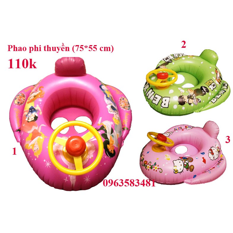 Phao phi thuyền cho bé