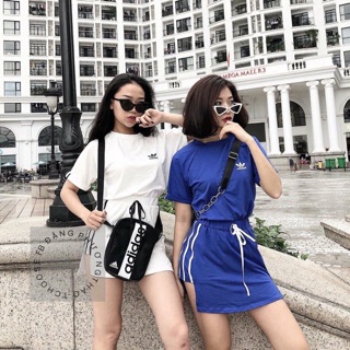 Set áo+ chân váy adidas