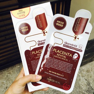 Mặt Nạ Nhau Thai Cừu Phục Hồi Da Mediheal/ Placenta Revital Essential Mask Ex (24ml)