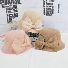 Mũ cói nơ sau siêu sinh sắn dễ thương