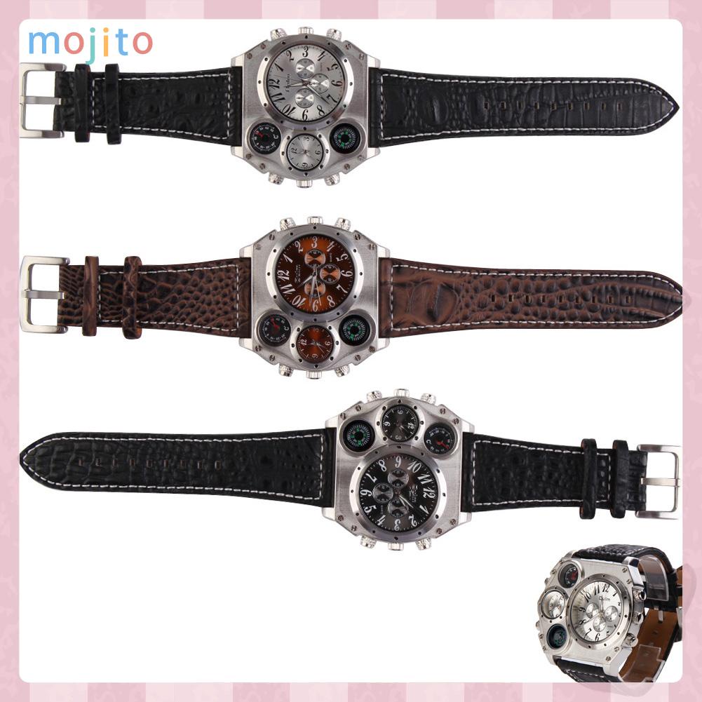 Đồng hồ đeo tay MOJITO  máy quartz có nhiệt kế và la bàn