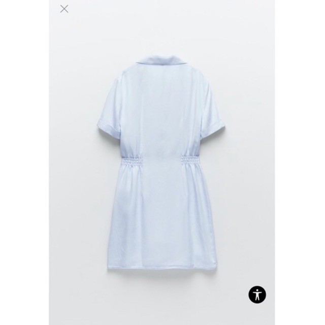 Váy sơ mi bo eo ZR