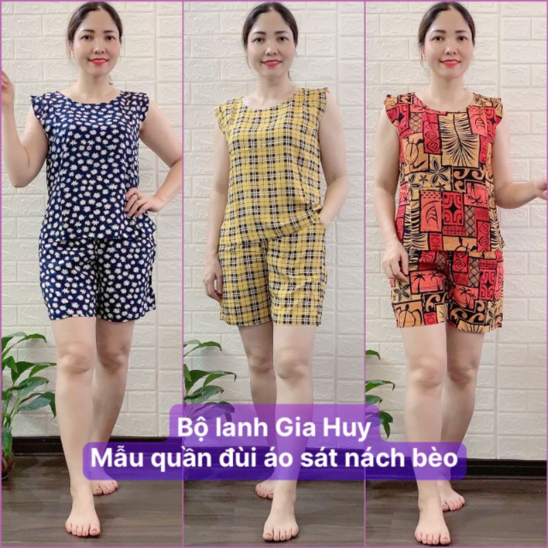 Bộ Lanh ( Tole) Gia Huy Quần Đùi Sát Nách