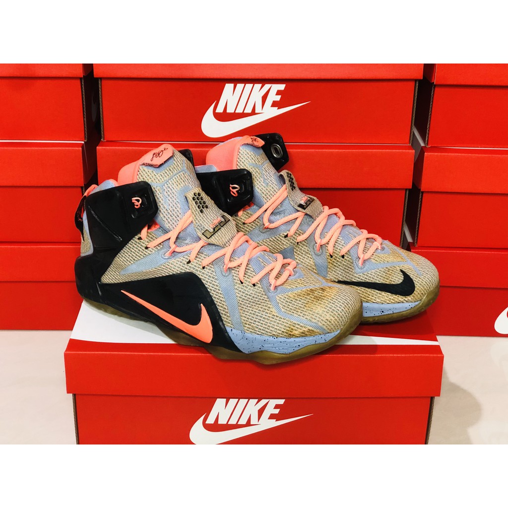 Giày Bóng Rổ Real 2Hand LeBron 12 'Easter' - Size 42