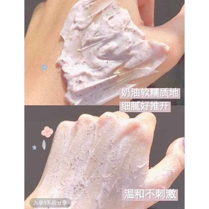 Tẩy Tế Bào Chết Toàn Thân Đào Heyxi Peach Kem Thải Độc Tố Da