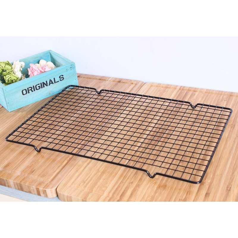 Rack Hong Bánh / Rack Phơi Bánh Màu Đen Sơn Tĩnh Điện KT 40x25cm