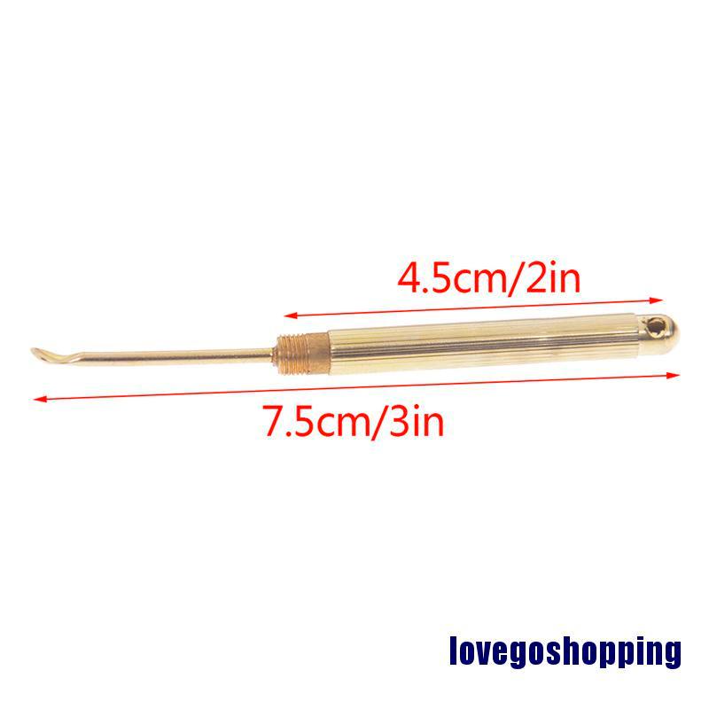 Dụng Cụ Lấy Ráy Tai Màu Vàng Gấp Gọn Tiện Lợi