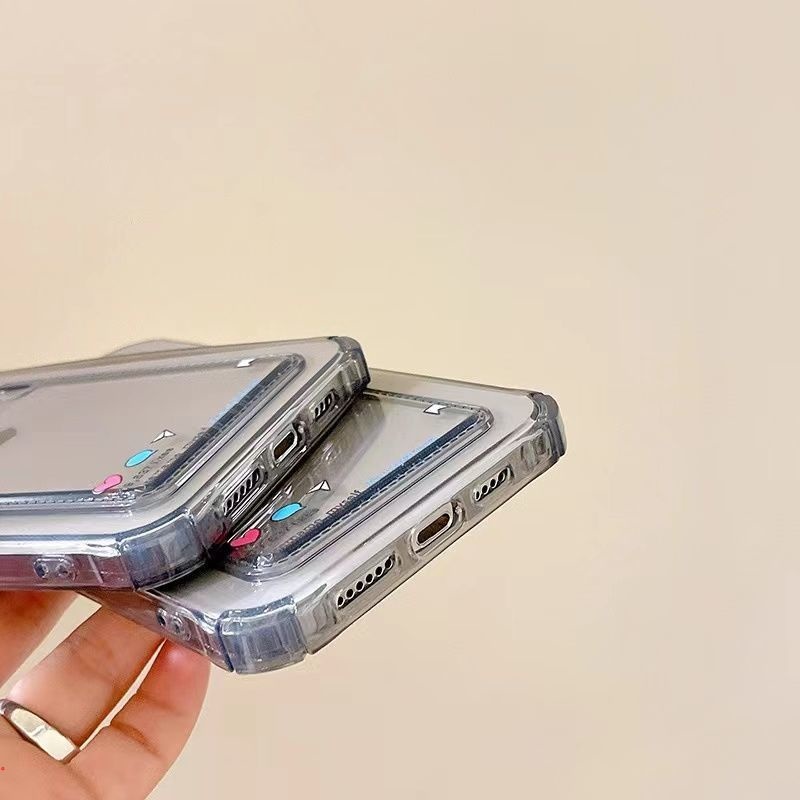 Ốp Điện Thoại Silicon Chống Sốc Có Ngăn Đựng Thẻ Cho IPhone 11 Pro Max 13 Pro Max 12 Pro Max 6 Plus 7 Plus 8 Plus Xr X Xs Max