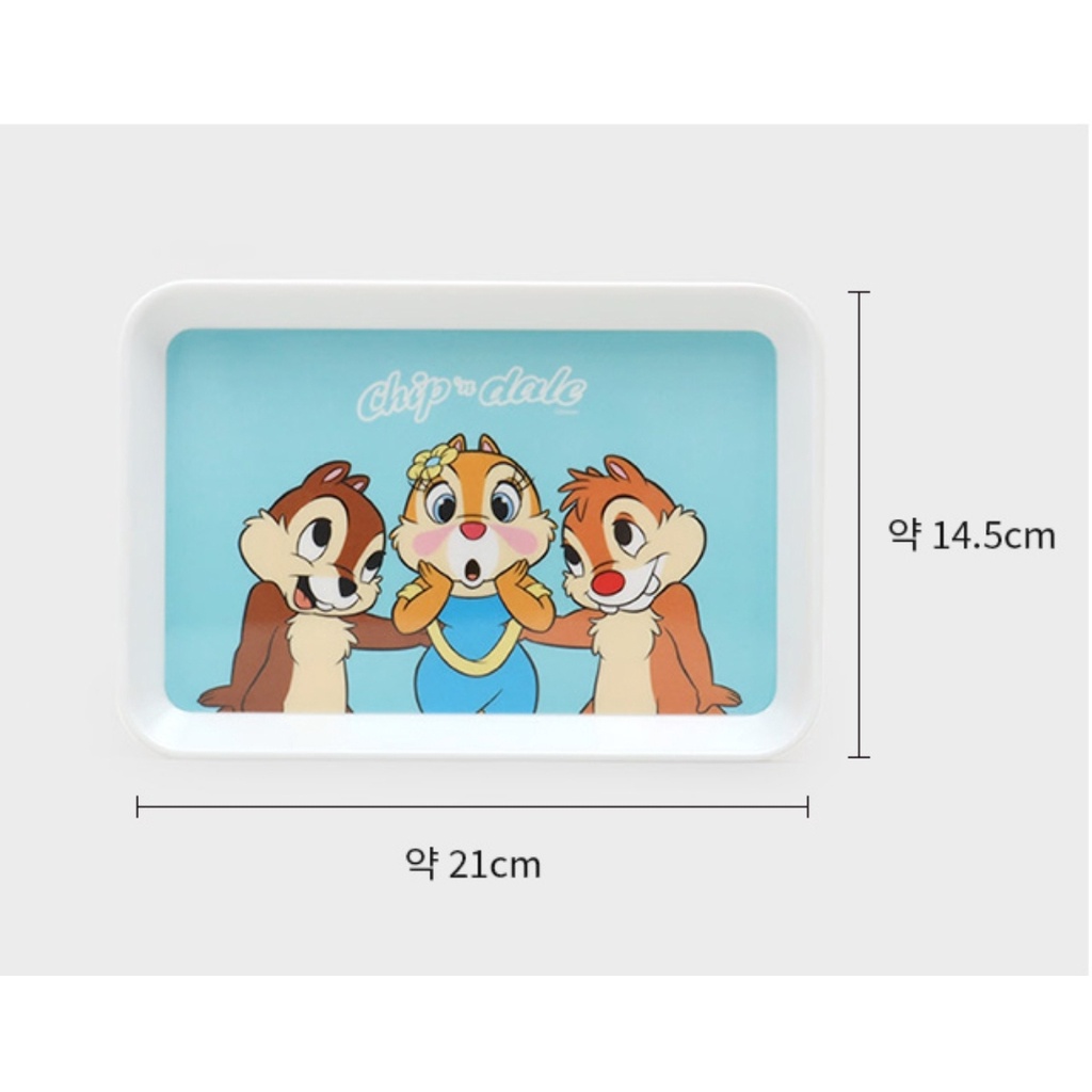 [DAISO Korea] Khay Hình Chữ Nhật Chip &amp; Dale Melamine