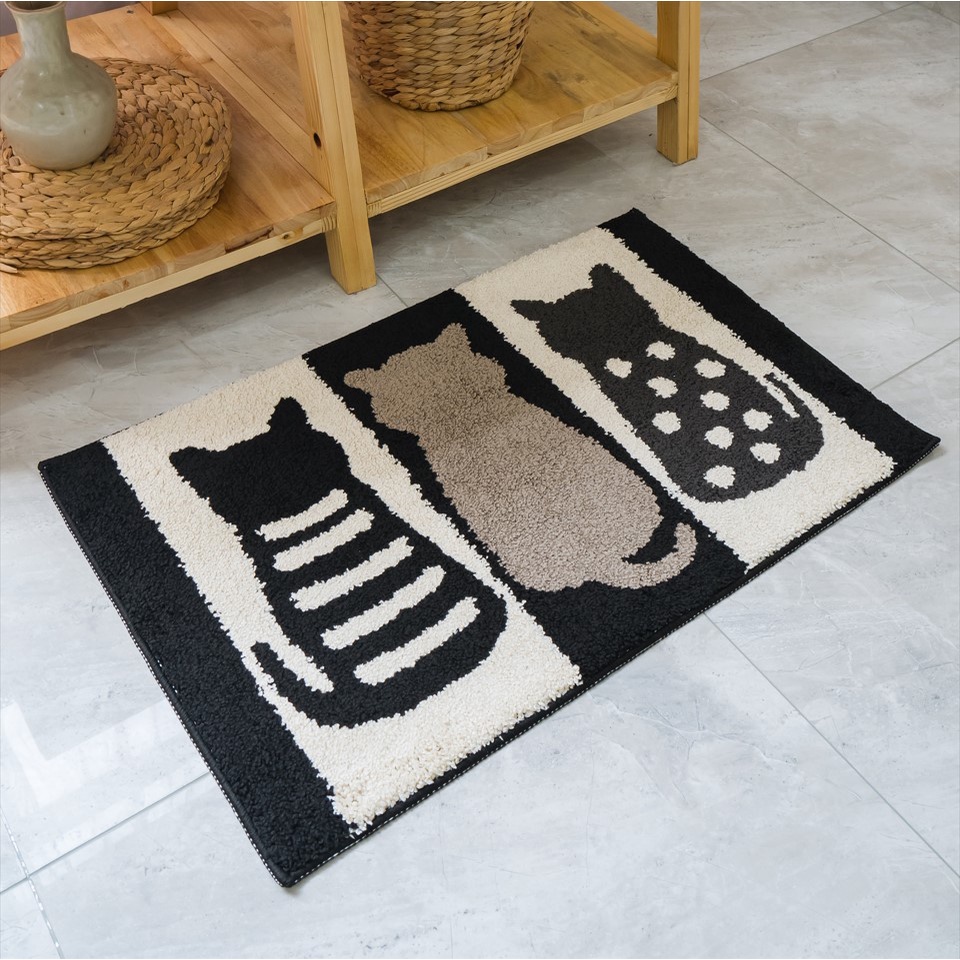 Thảm Lau Chân Dệt Nổi Siêu Thấm Size Đại 50x80cm