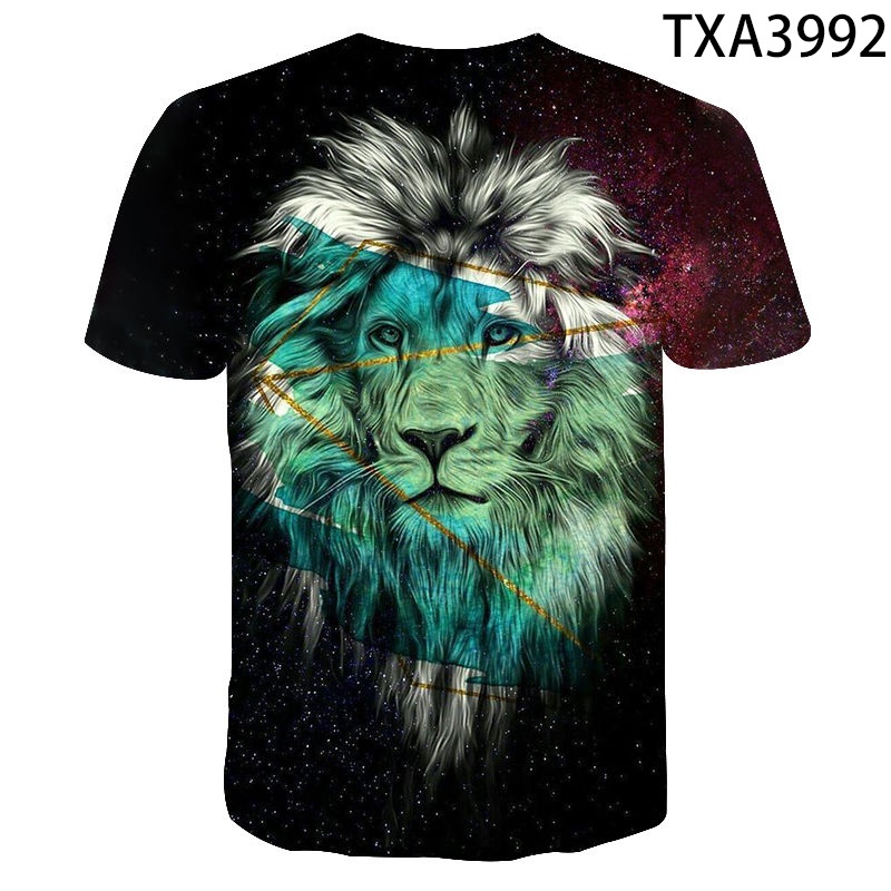 Áo Thun Ngắn Tay In Hình Hổ 3D Hóa Trang Mùa Hè 2022 Thời Trang Cho Nam Và Nữ