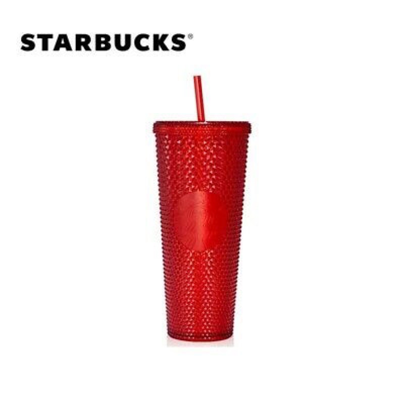 Ly Starbucks Red chính hãng noel 2020 studded