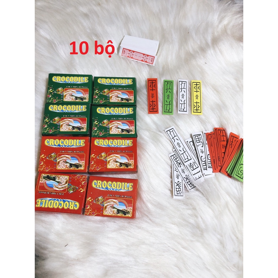 Bài Tứ Sắc 1 Xoắn x 10 hộp nhỏ CROCODILE