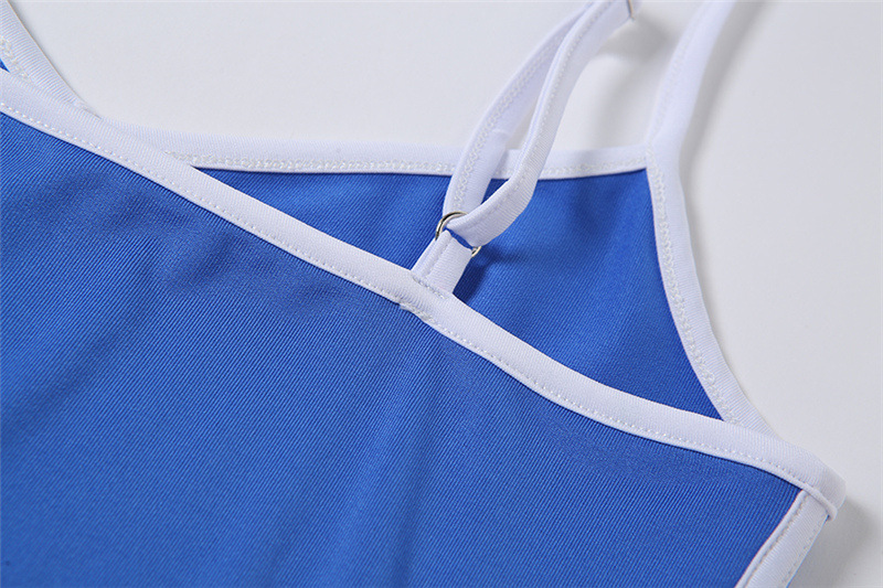 DUNEA Đầm Hai Dây Cổ Chữ V Xẻ Sâu Màu Trơn Kiểu Dáng Quyến Rũ