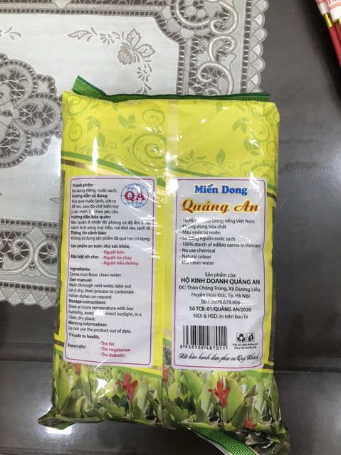 Miến Dong Ngon Làng So, Hàng Loại 1 500g - Hàng Khô Kim Thu