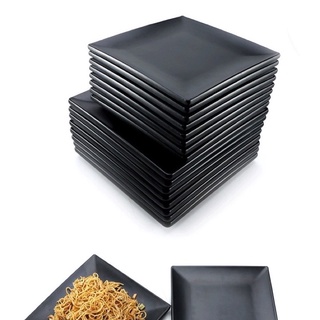 Đĩa vuông melamine 25cm